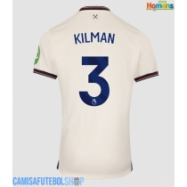 Camisa de time de futebol West Ham United Max Kilman #3 Replicas 2º Equipamento 2025-26 Manga Curta